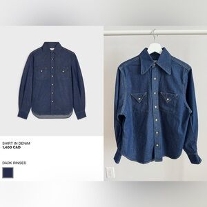 Celine Shirt in Denim Size: XS